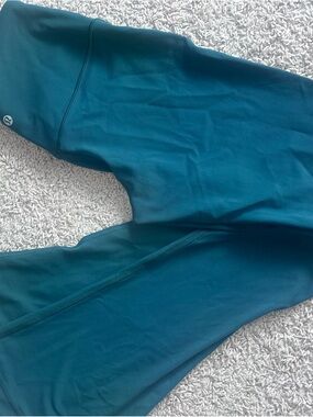 lululemon athletica womens Teal-Blue Athletic Leggings